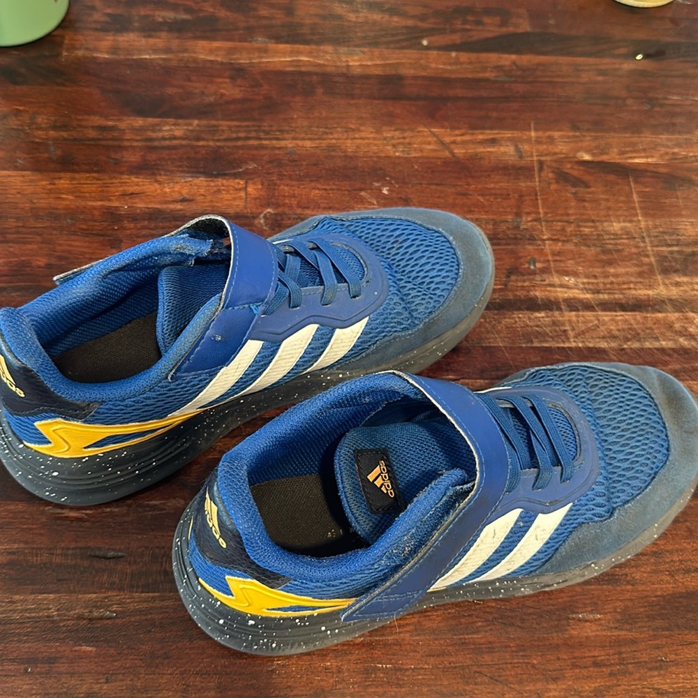 Blue adidas sneakers